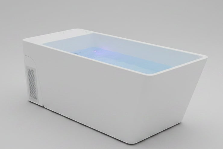 Elevate Performance Systems Elevate Pro Cold Plunge white insulated ice bath tub with built-in cooling system