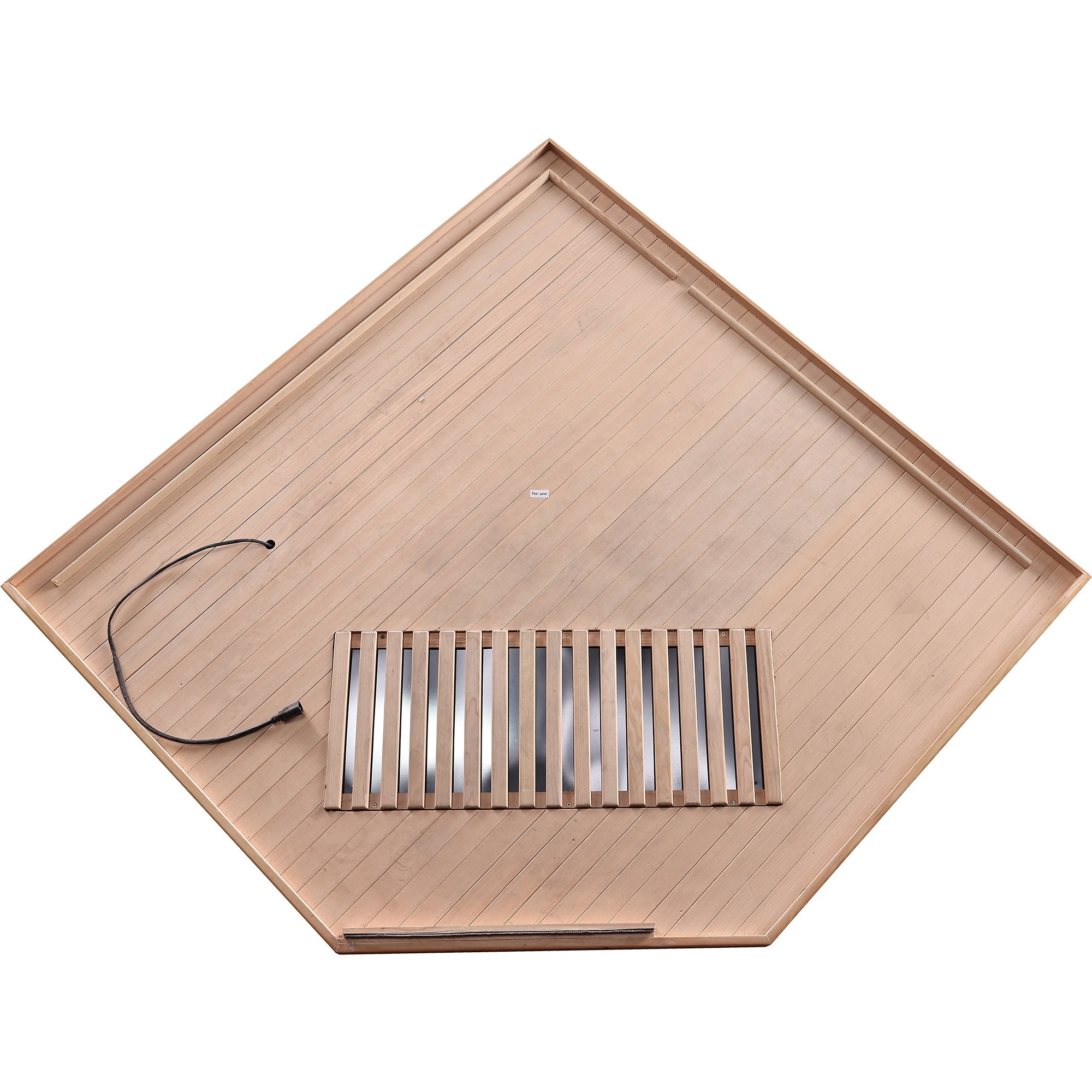 Elevate Grand infrared sauna floor plan and dimensions