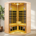 Front view of Elevate Haven 2-person infrared sauna